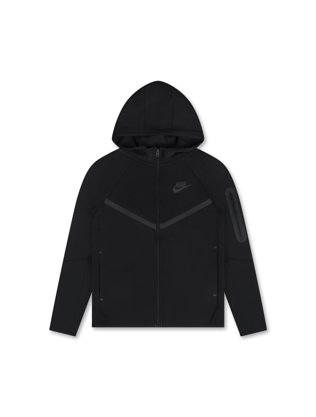Nike Big Kids Tech Fleece Hoodie - Black