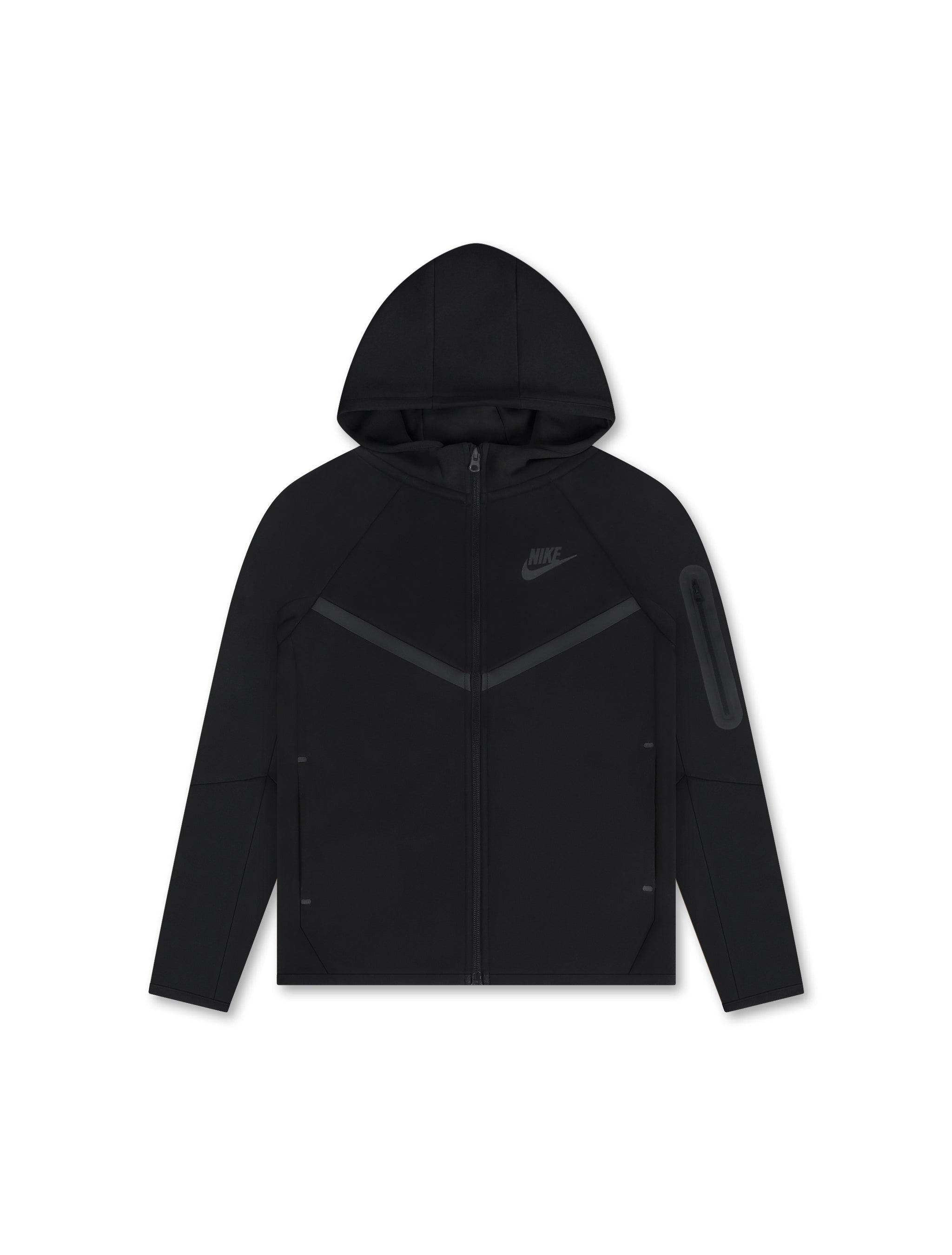 Nike Big Kids Tech Fleece Hoodie - Black
