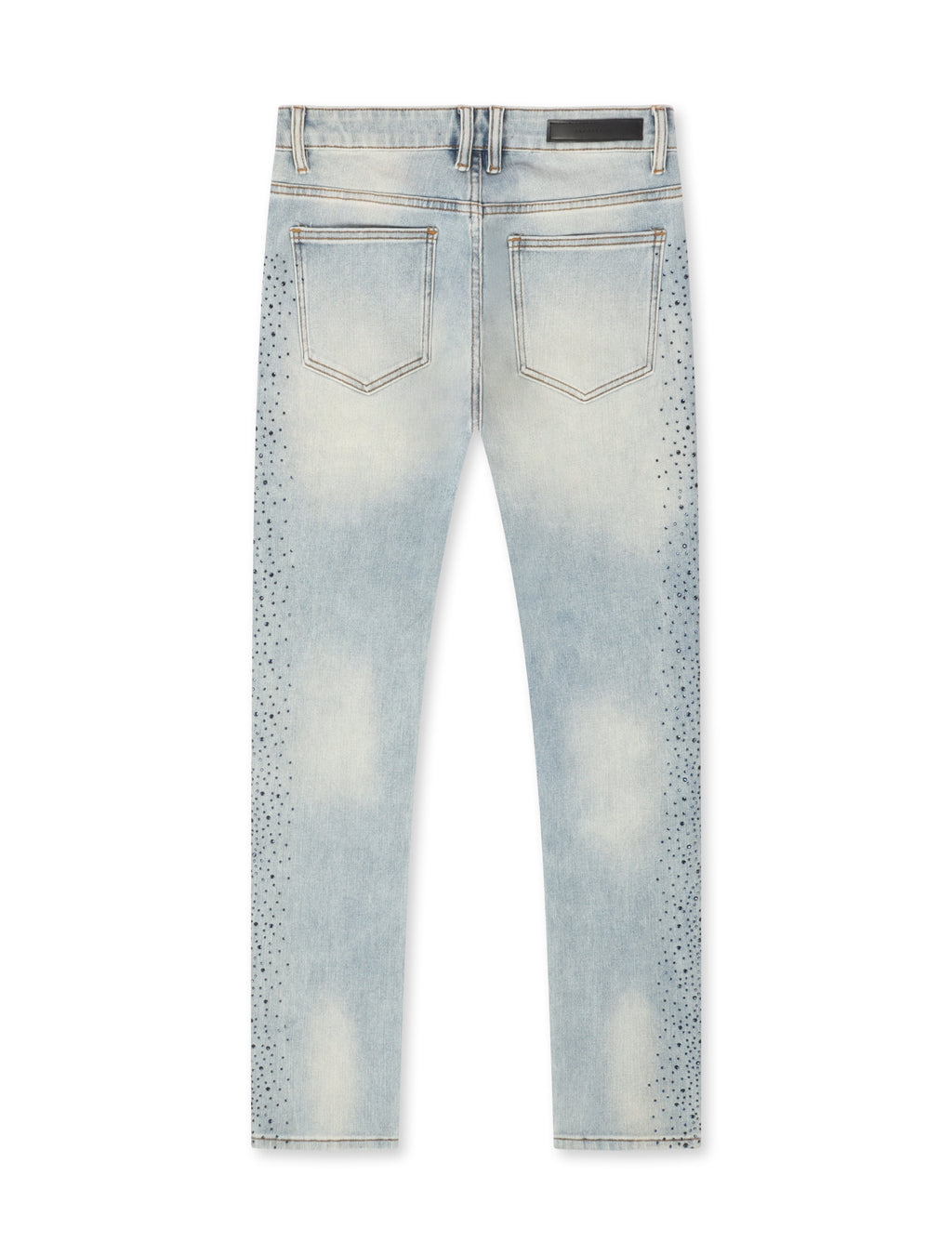 Embellish Frost Denim Slim Jeans - Blue