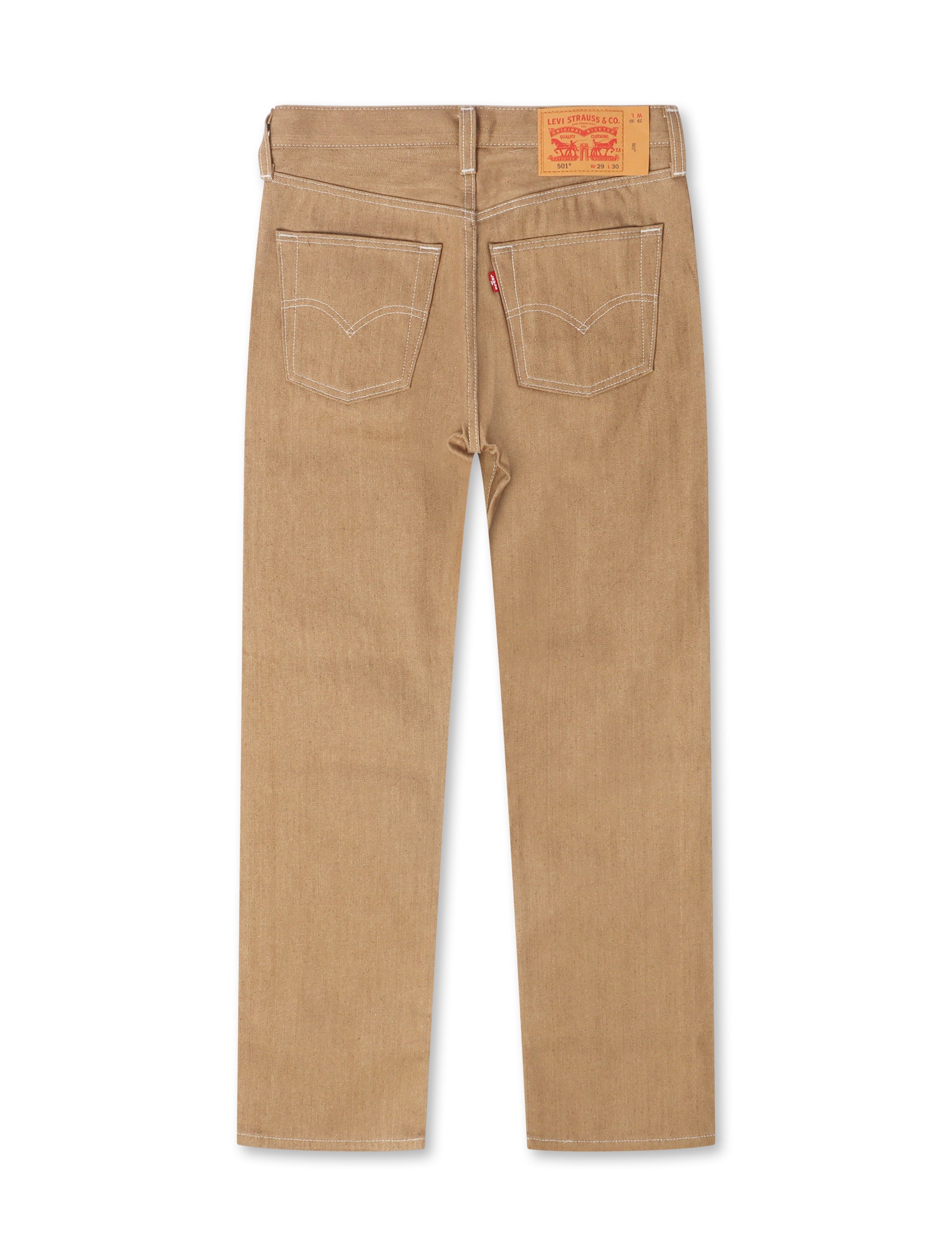 Levis 501™ Original Shrink To Fit Jeans - Beige Rigid