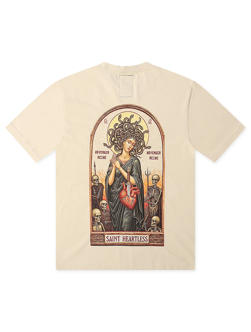 November Reign Saint Heartless Tee - Tan