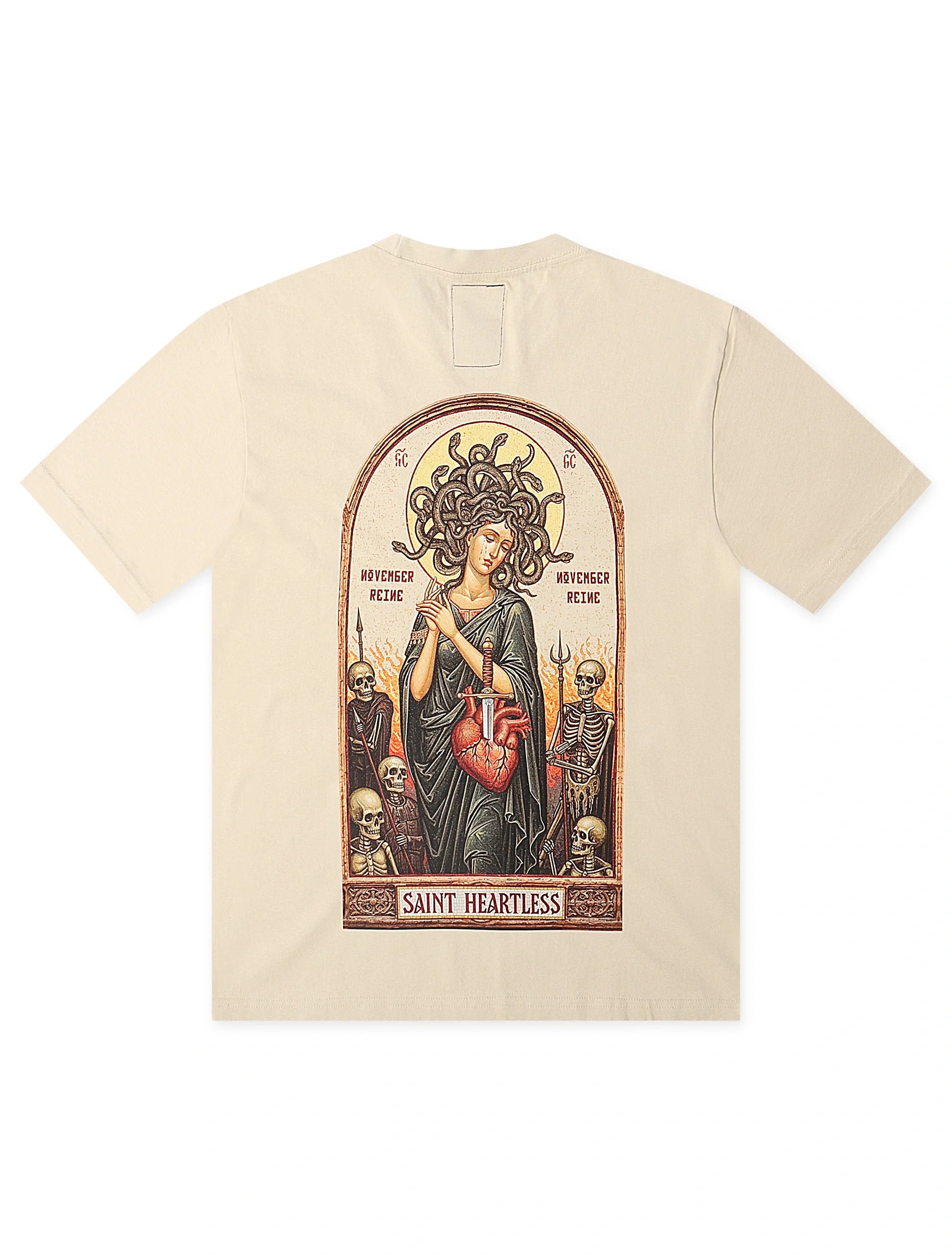 November Reign Saint Heartless Tee - Tan