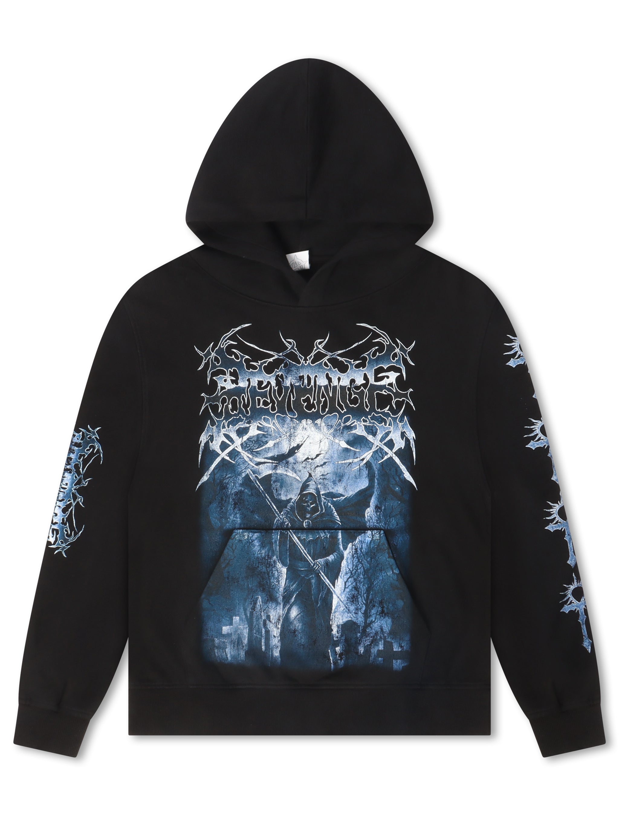 Revenge Chrome Reaper Hoodie - Black