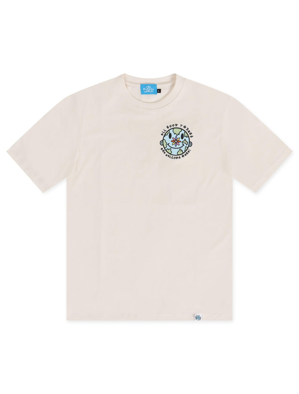 Vic Garcia World Love All Tee - Cream