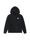 Nike Big Kids Sportswear Club Hoodie - Fleece Black/White