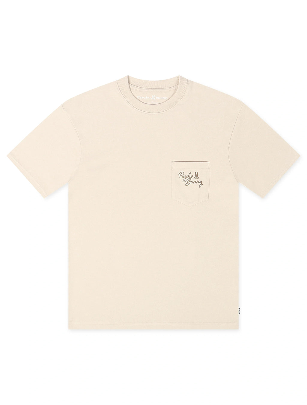 Psycho Bunny Desert Relaxed Pocket Tee - Natural Linen