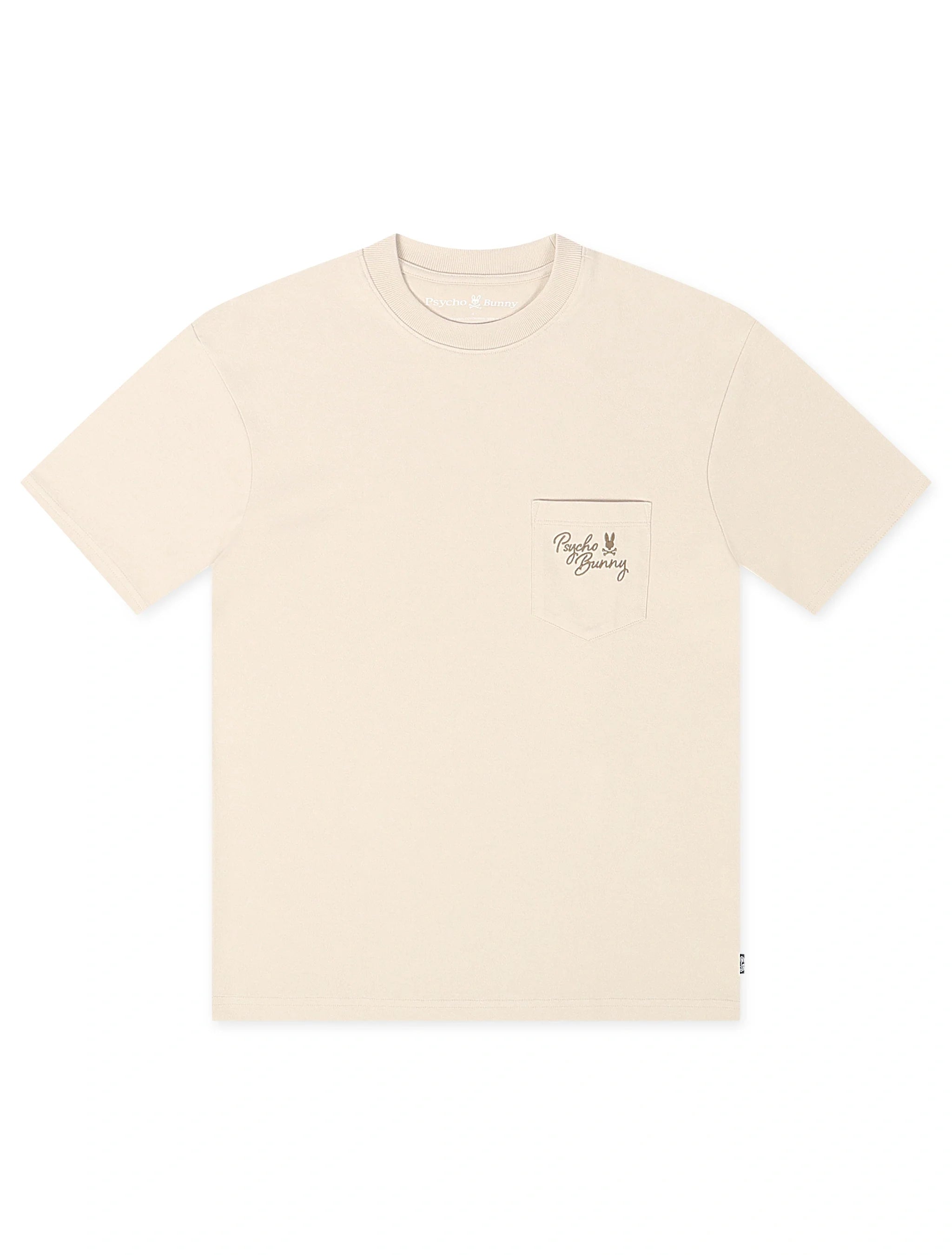 Psycho Bunny Desert Relaxed Pocket Tee - Natural Linen