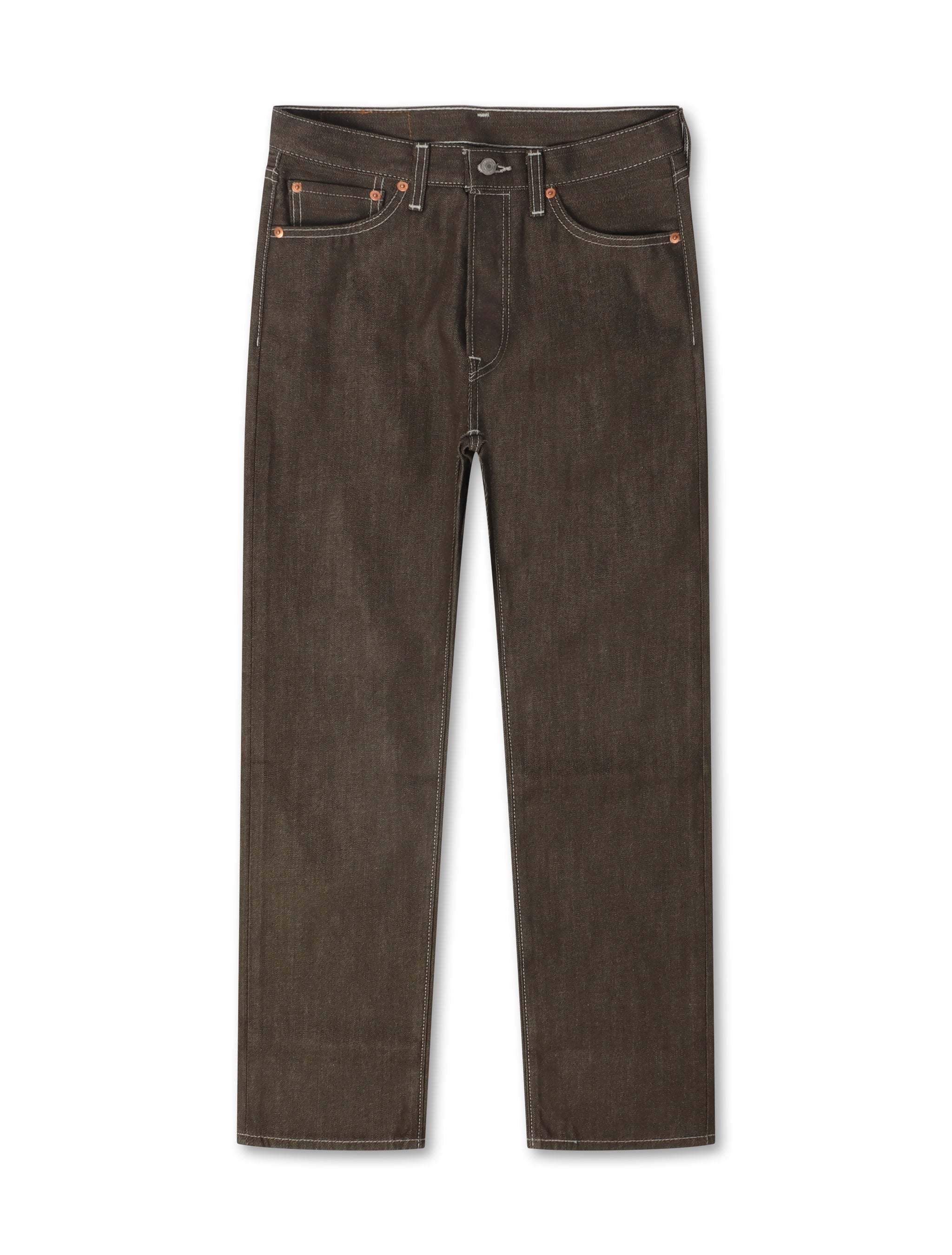 Levis 501™ Original Shrink To Fit Jeans - Dark Brown Rigid