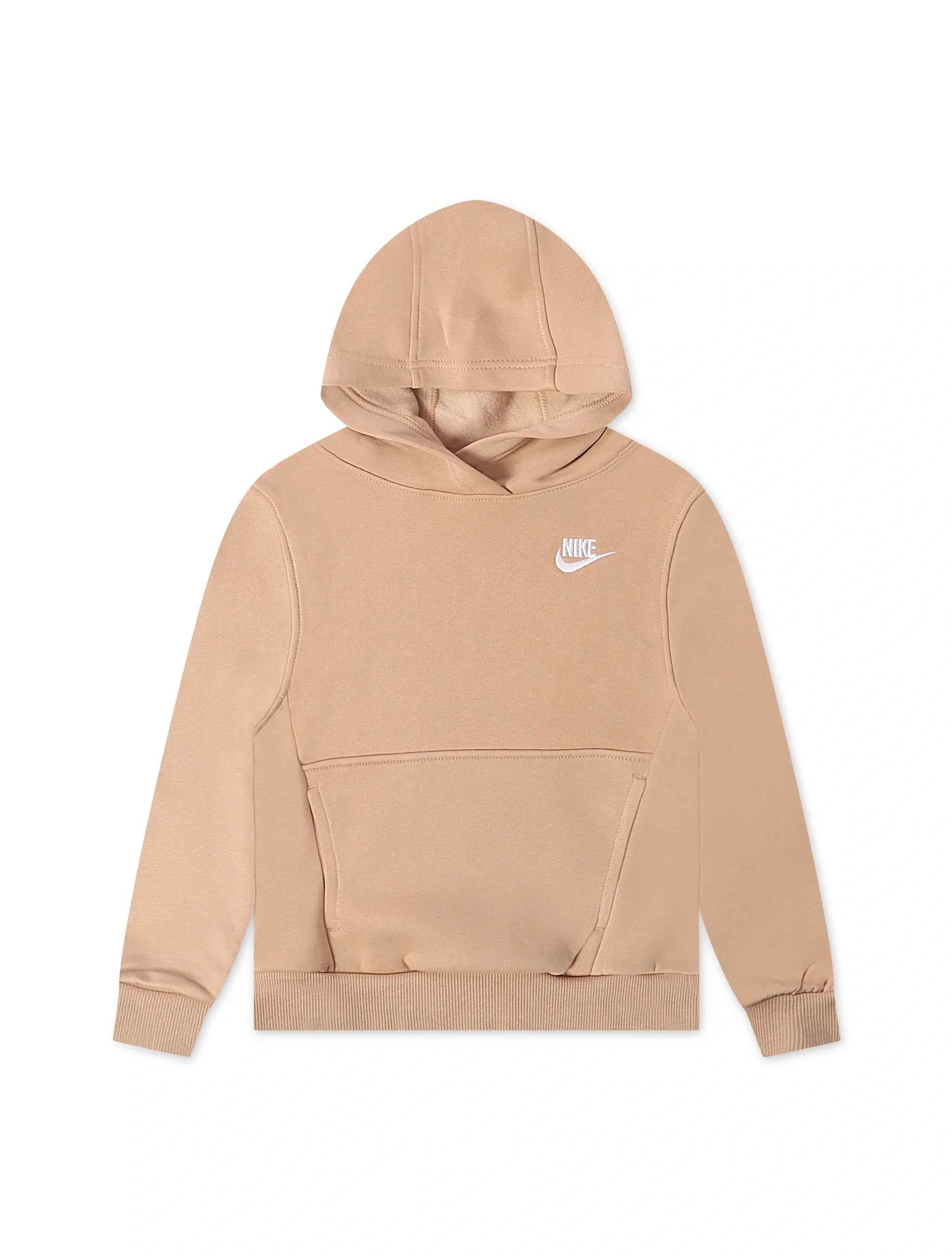 Nike Big Kids Sportswear Club Fleece Hoodie - Hemp