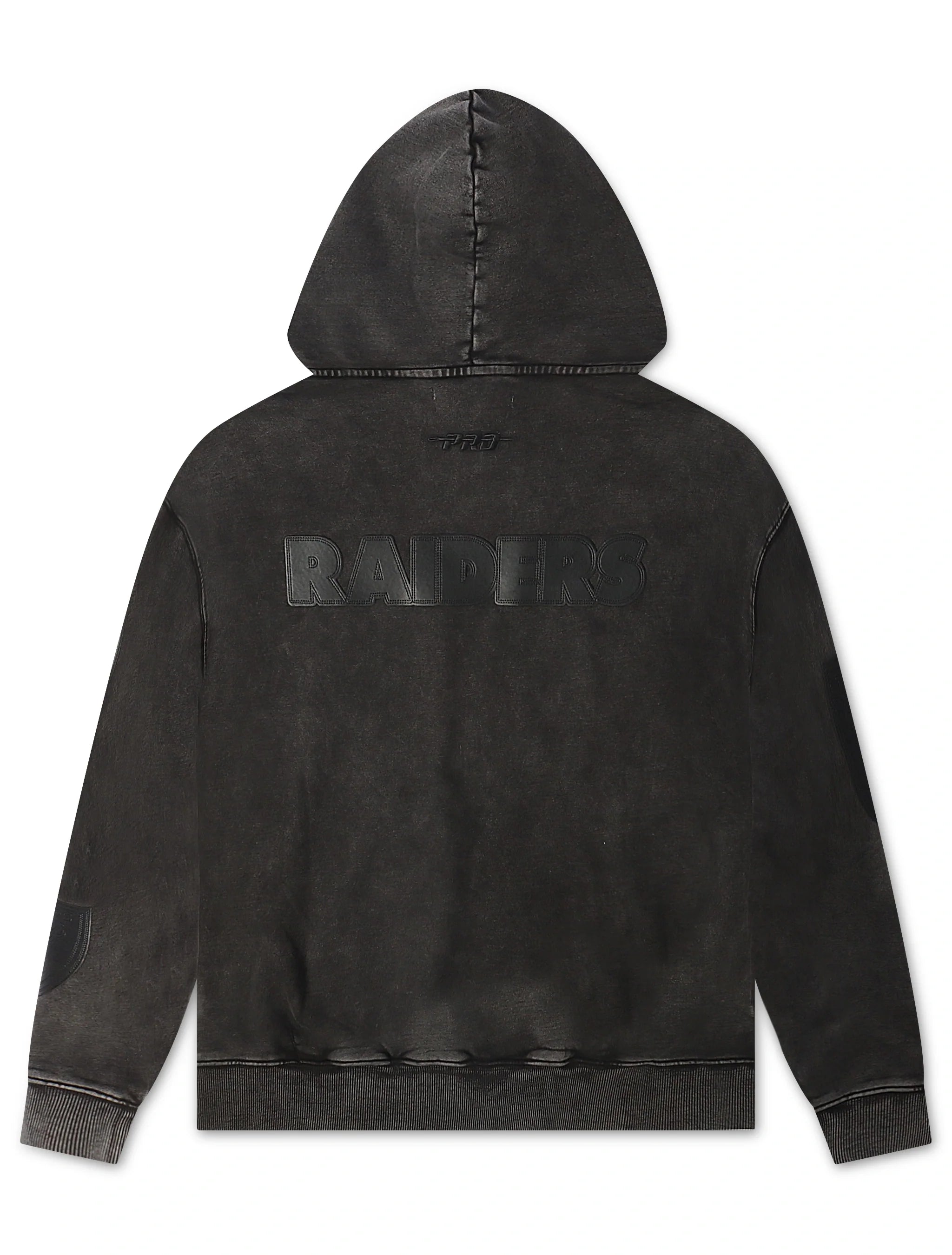 Pro Standard Raiders All Over Logo Hoodie - Washed Black