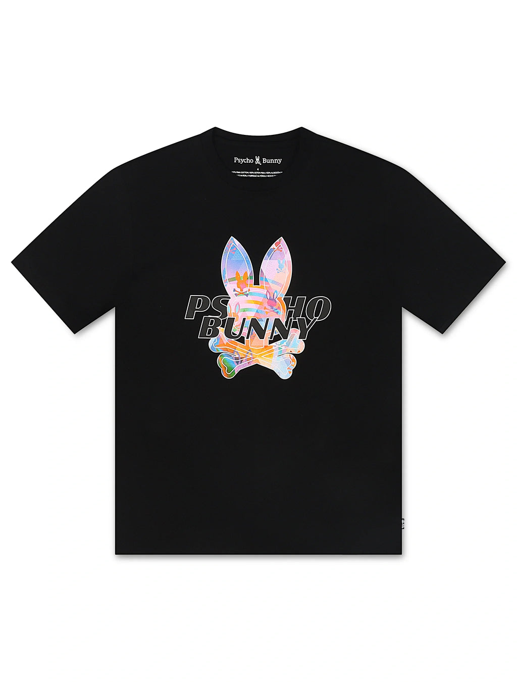 Psycho Bunny Milos Graphic Tee - Black