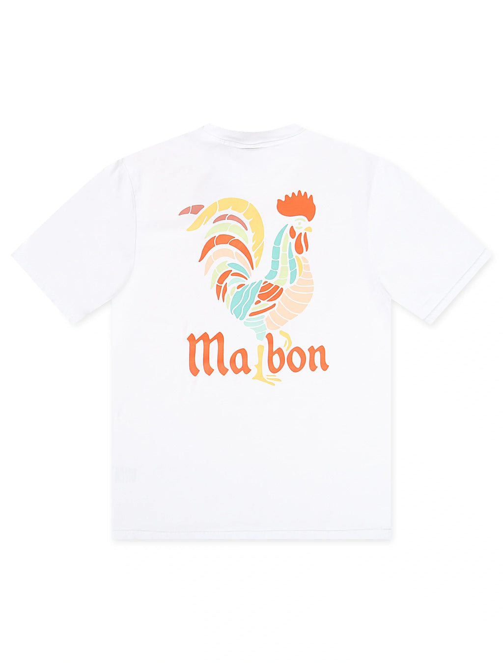 Malbon Bermuda Rooster Tee - White