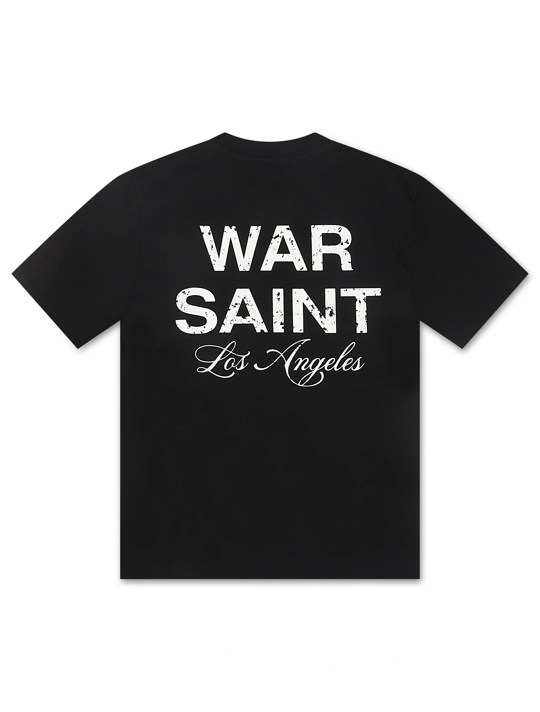 Warsaint LA Script Tee - Black/White
