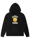 Market Smiley Lockup Hoodie - Black