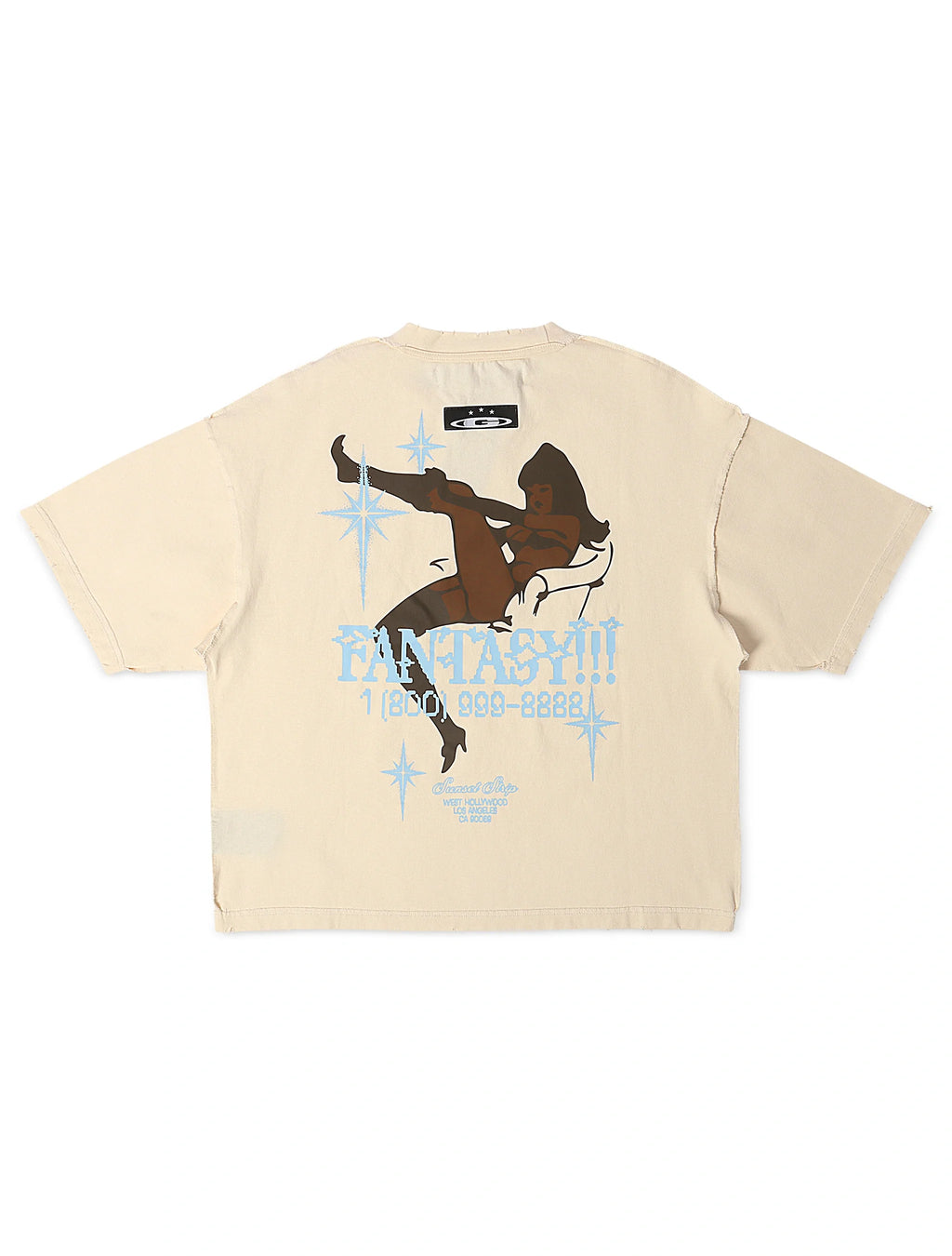 Gala Original Fantasy Cropped Tee - Cream
