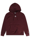 Lacoste Logo Hoodie - Burgundy