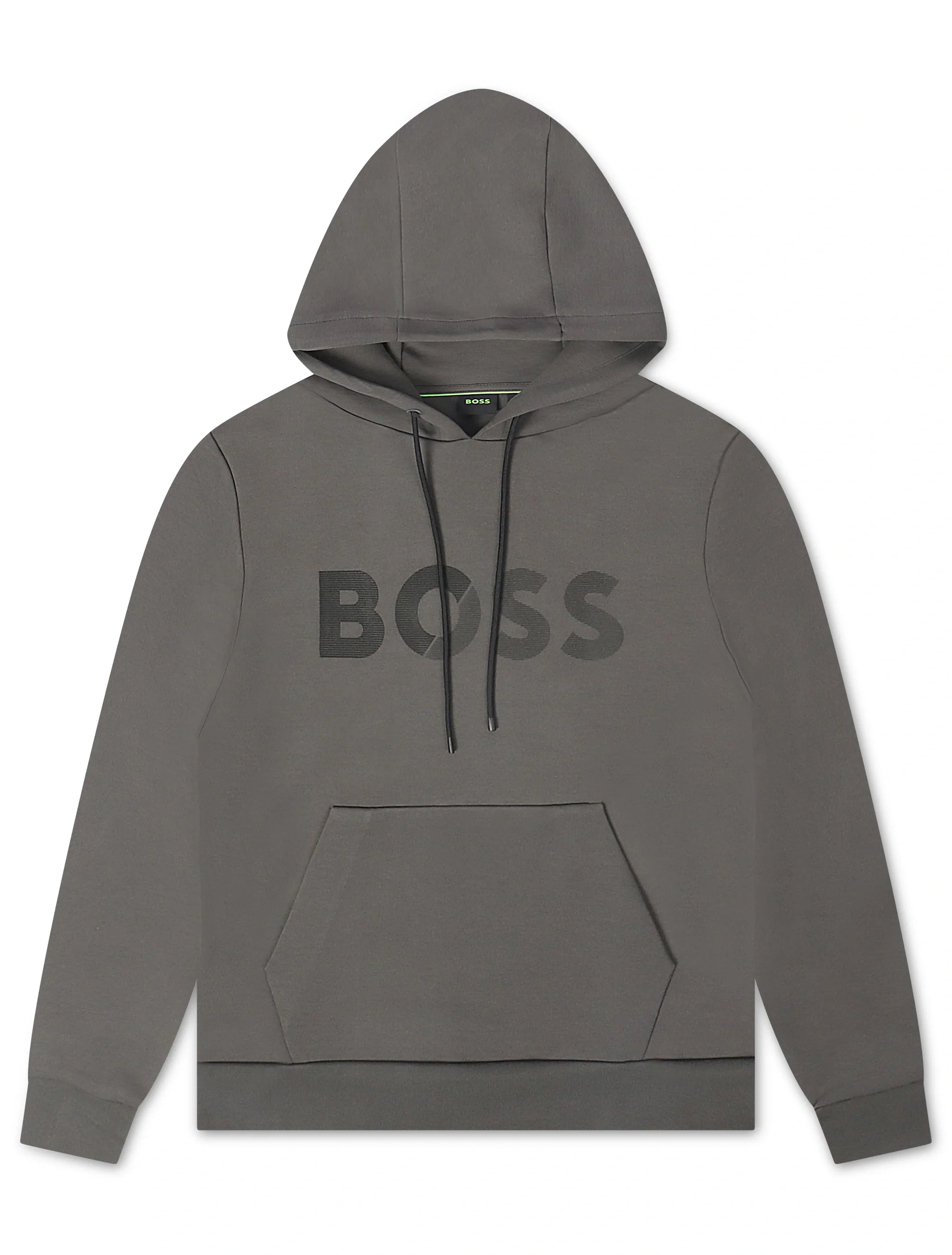 Boss Soody Tape Logo Hoodie - Gray