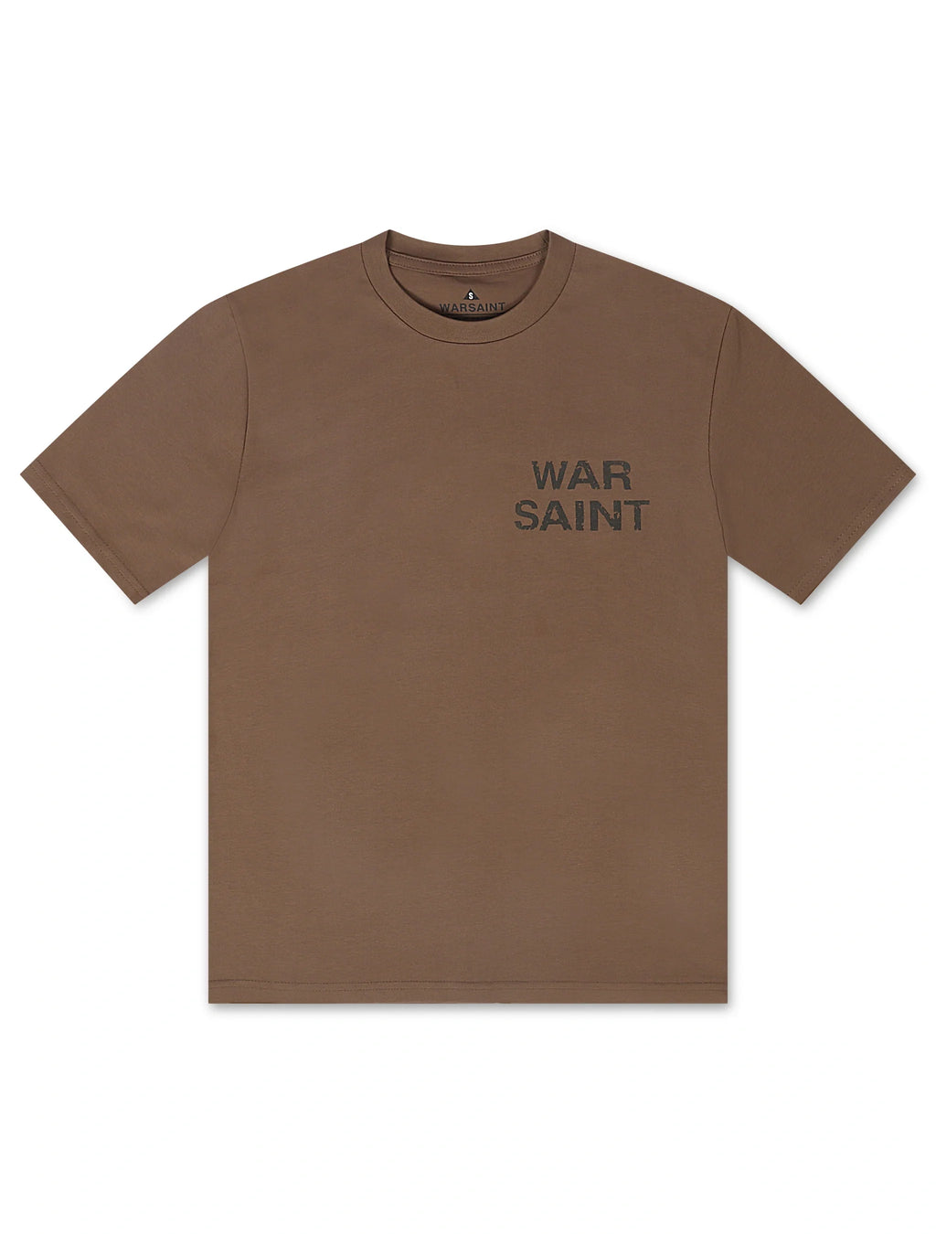 Warsaint LA Script Tee - Walnut/Black