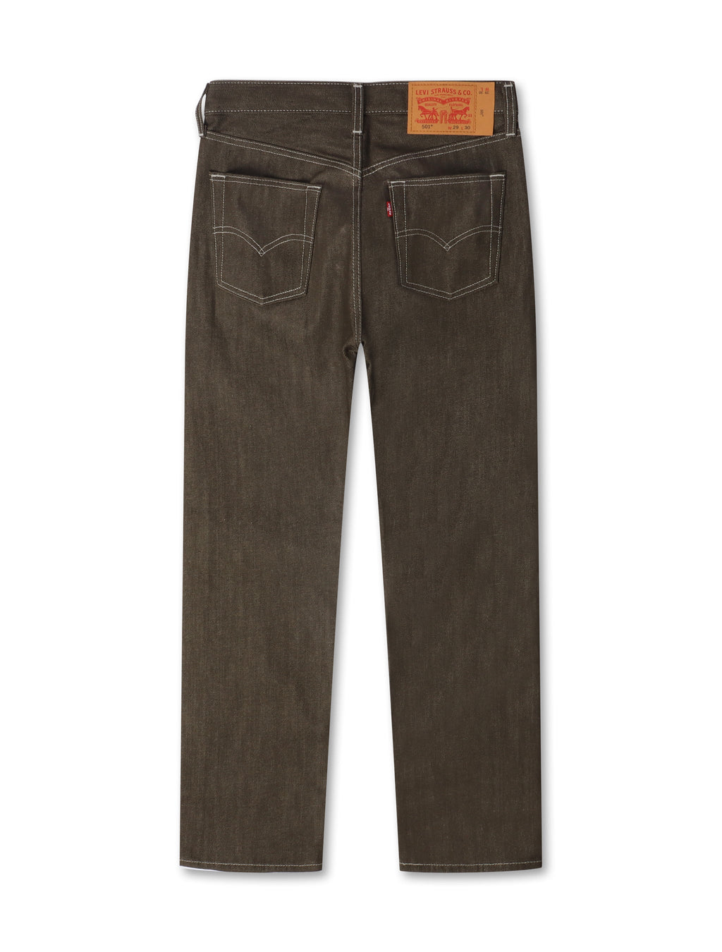 Levis 501™ Original Shrink To Fit Jeans - Dark Brown Rigid