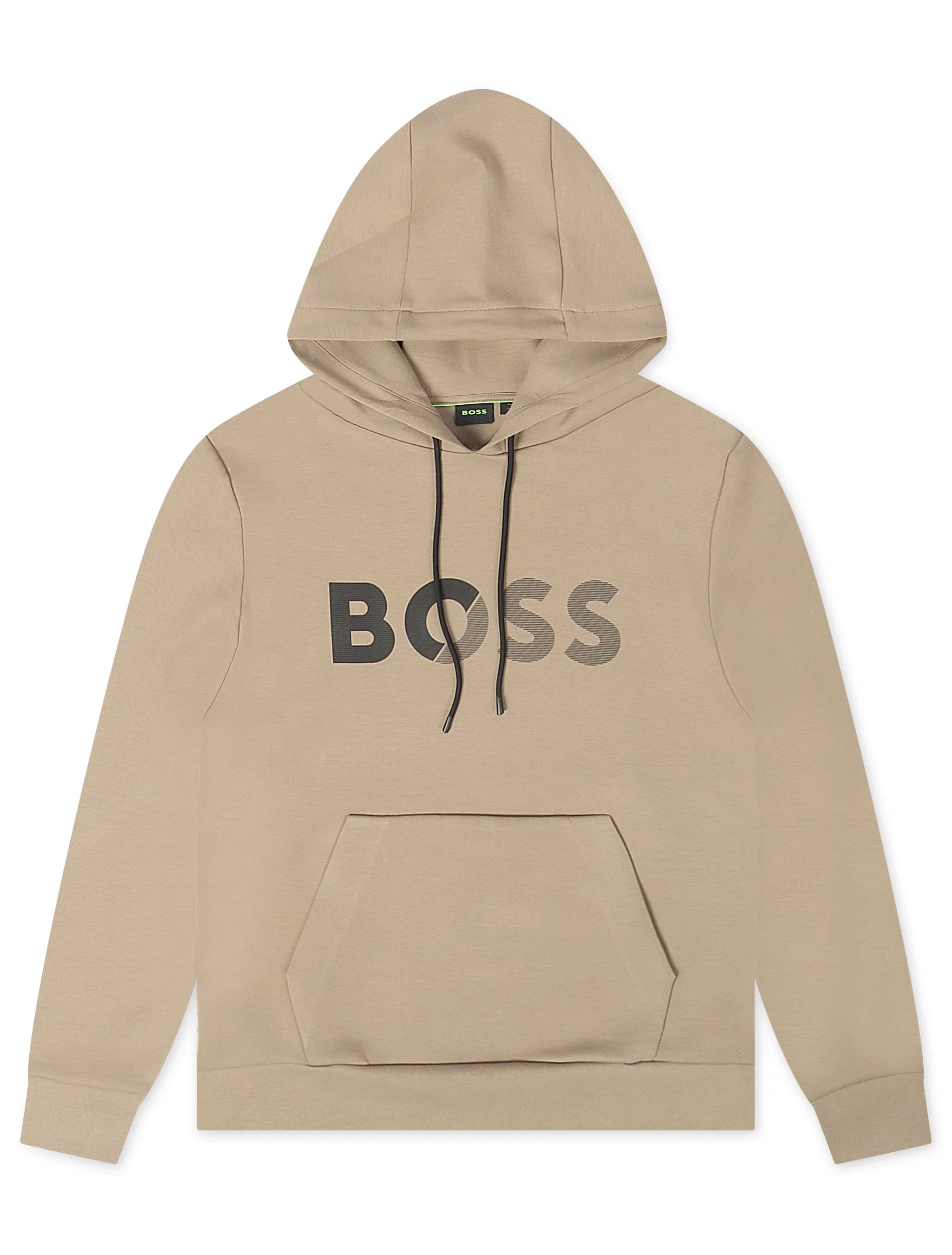 Boss Soody Tape Logo Hoodie - Beige
