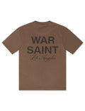 Warsaint LA Script Tee - Walnut/Black