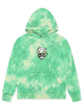 Malbon Grateful Dead Fesque Hoodie - Green Tie Dye