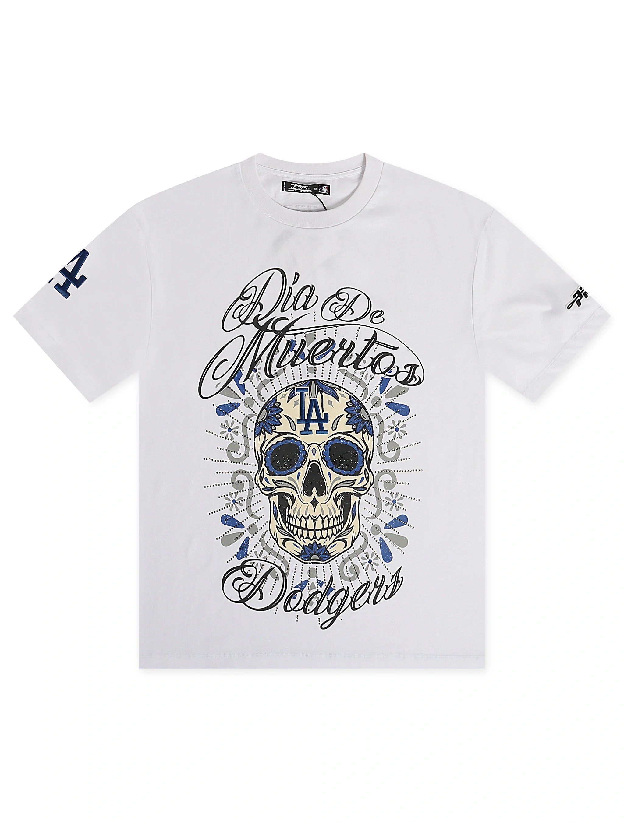 Pro Standard Dodgers Dia De Los Muertos Tee - White