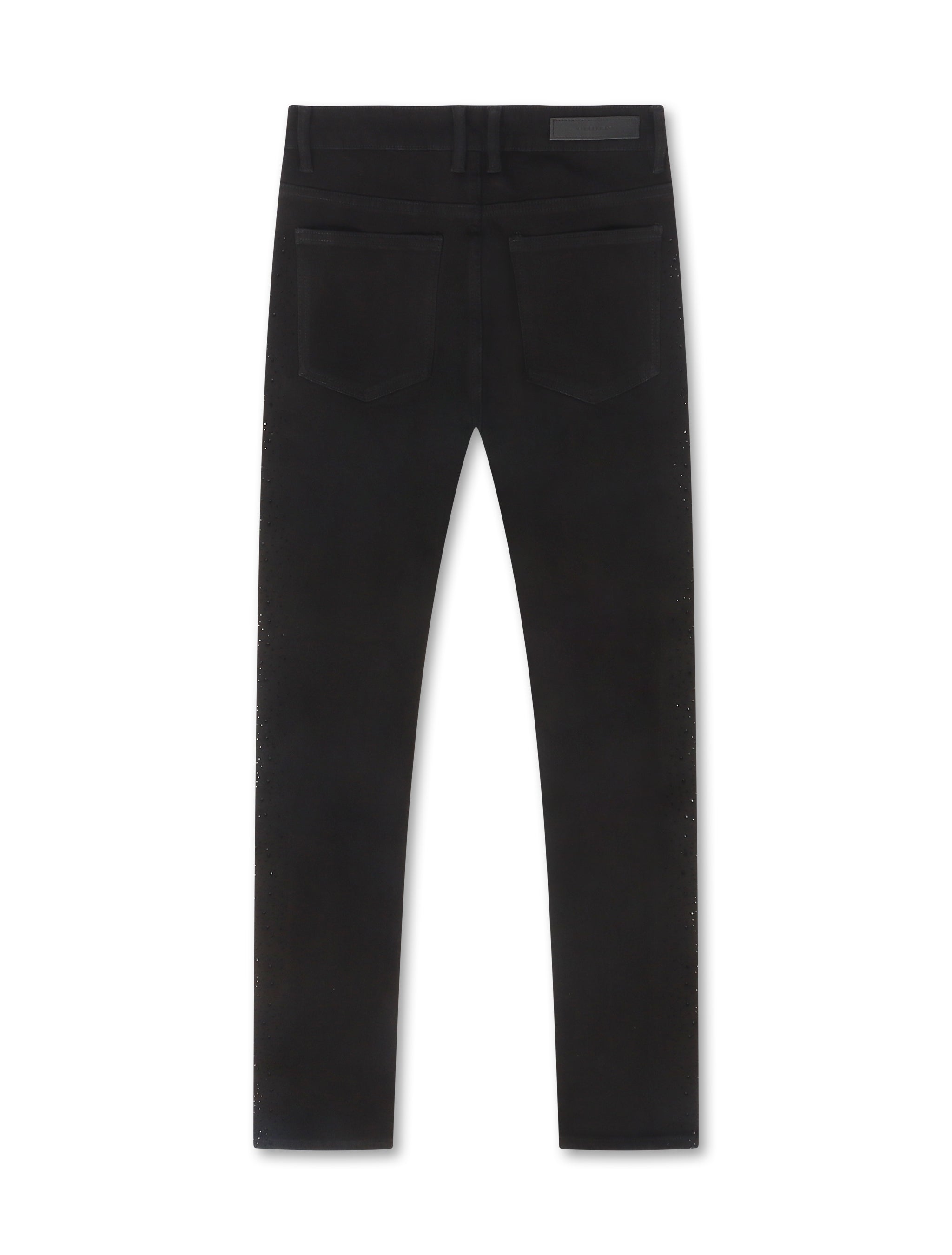 Embellish Frost Denim Rhinestone Jean - Black