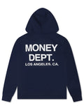 Money Dept. Print Hoodie - Navy/White