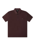 Boss Double Monogram Polo - Burgundy