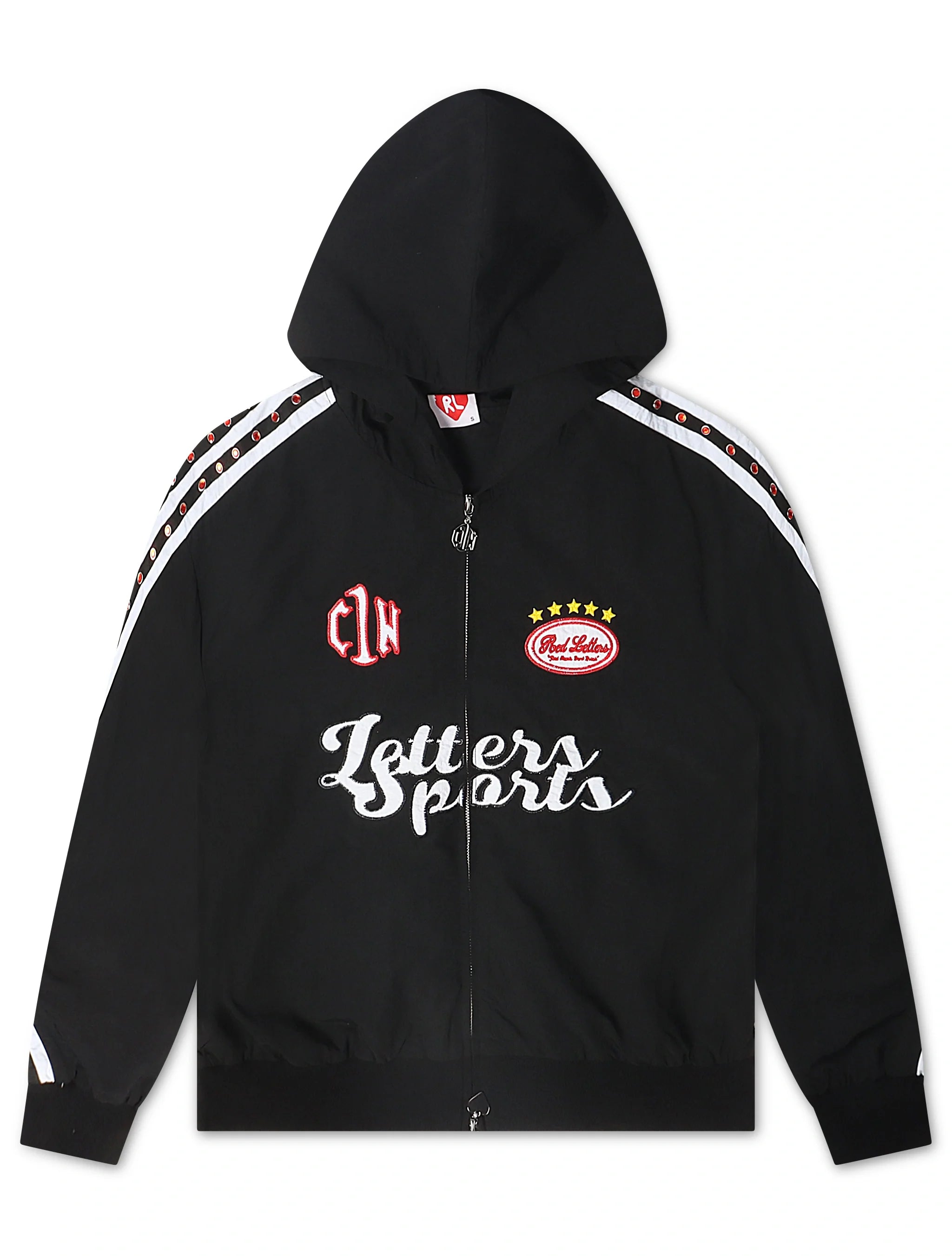 Red Letters x Cam Newton Rhinestone Hoodie - Black