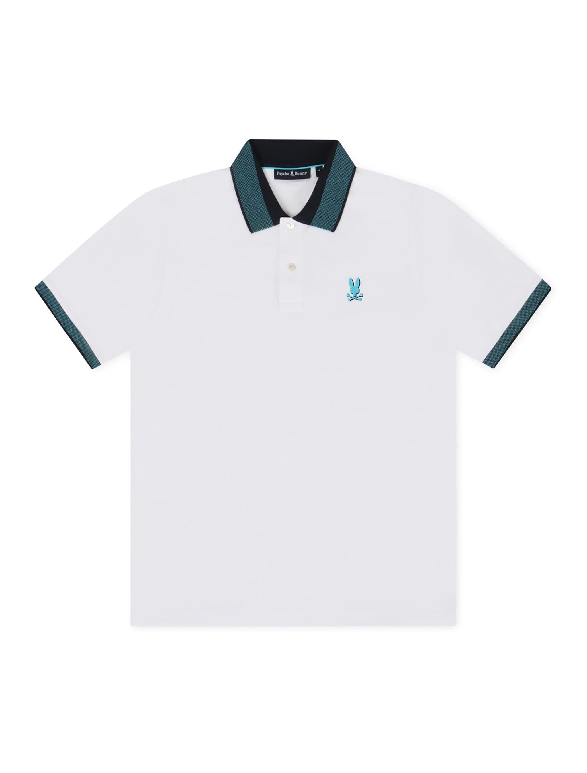 Psycho Bunny Montebello Pique Polo - White