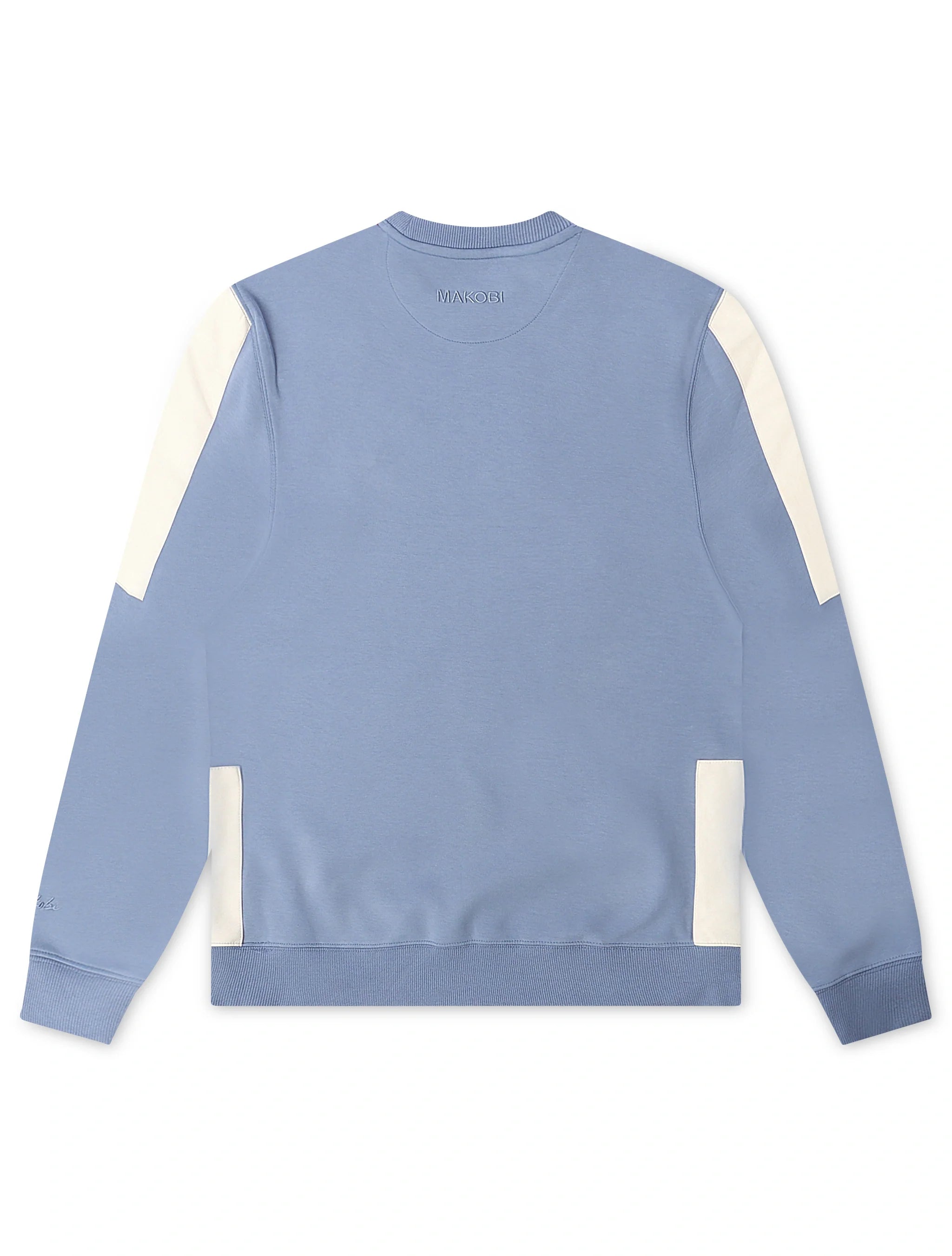 Makobi Star Rhinestone Crewneck - Smoke Blue
