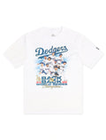 New Era LA Dodgers Back 2 Back Champs Tee - White