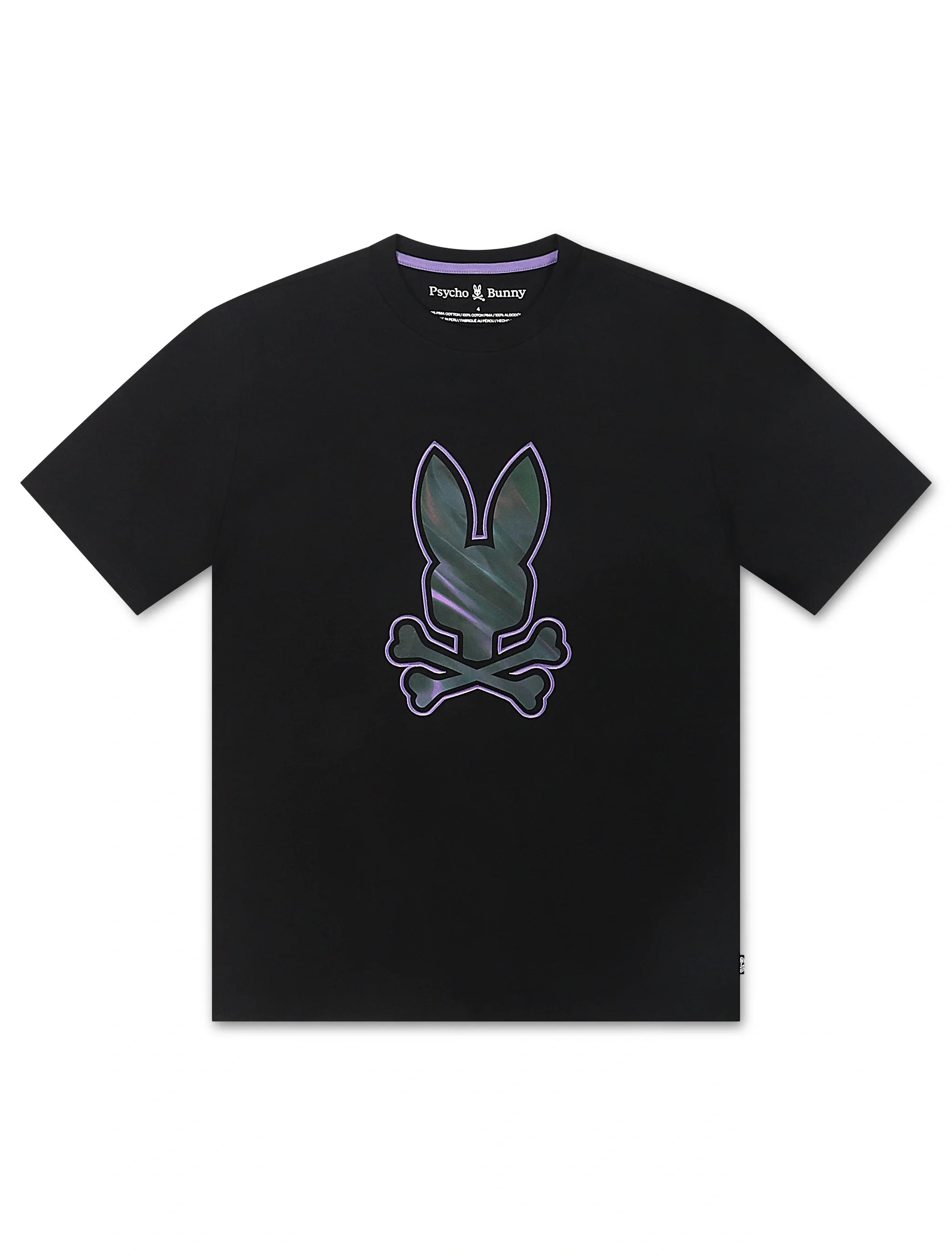Psycho Bunny Longbridge Graphic Tee - Black