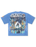Rebel Denim Astro Boy Cropped Tee - Royal