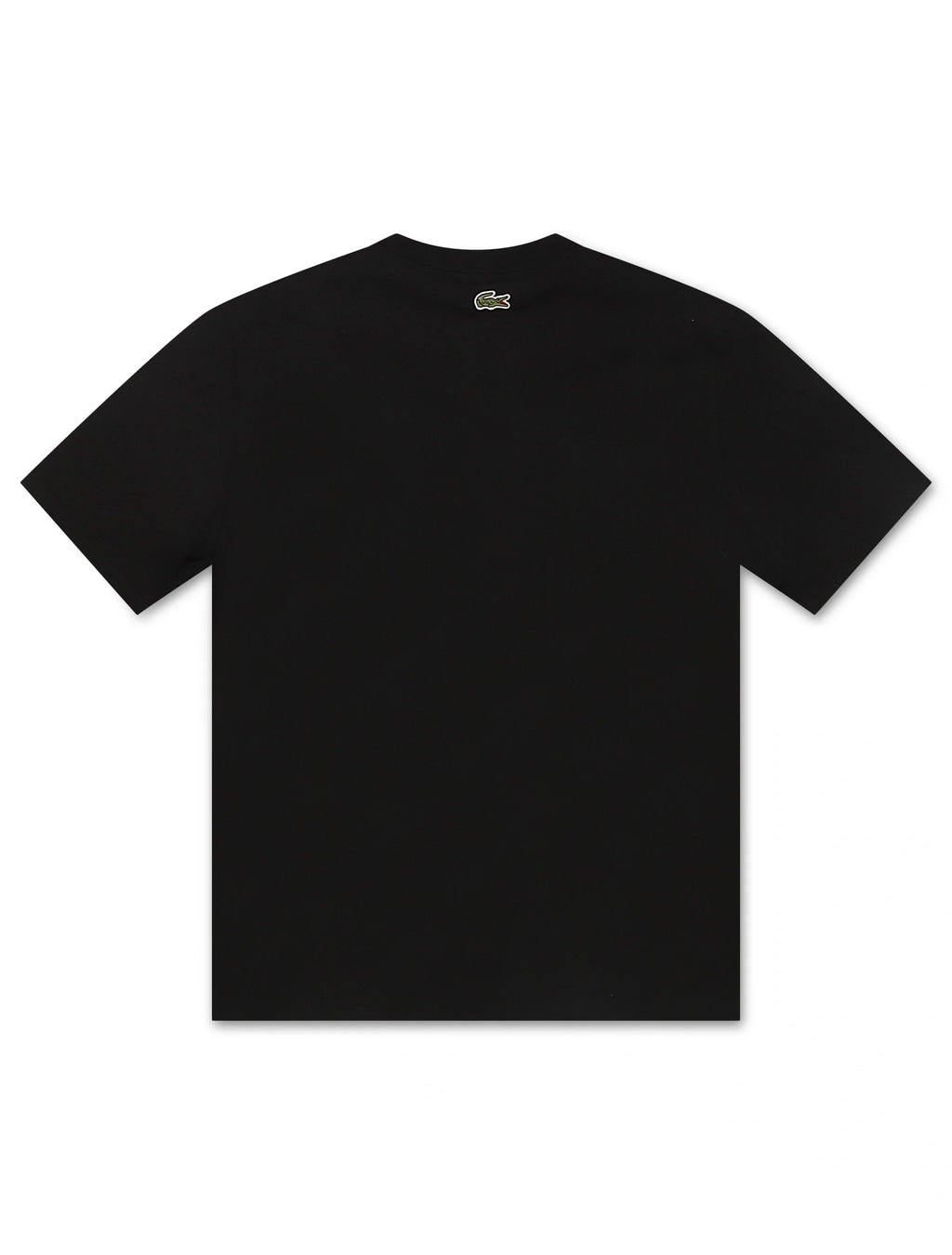 Lacoste Classic Fit Cotton Print Jersey Tee - Black