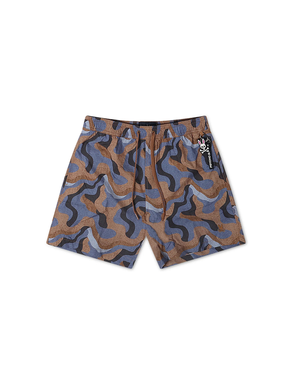 Psycho Bunny Dante Swim Trunks - Brown