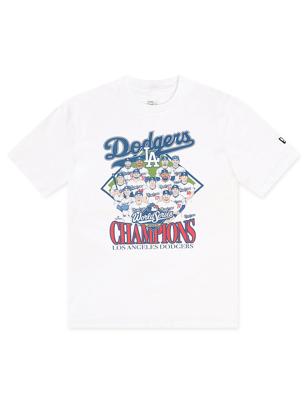 New Era LA Dodgers Portrait Tee - White
