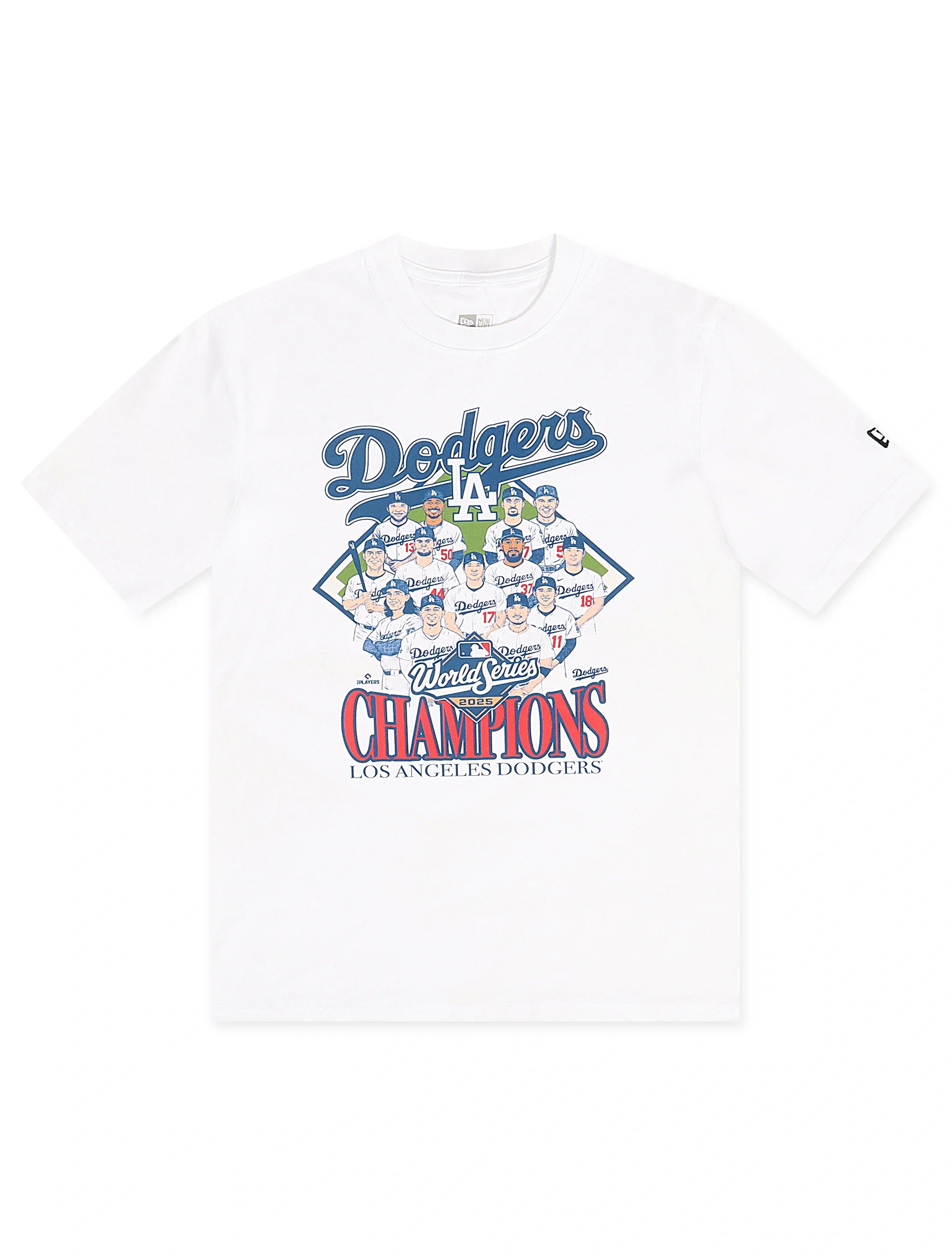 New Era LA Dodgers Portrait Tee - White