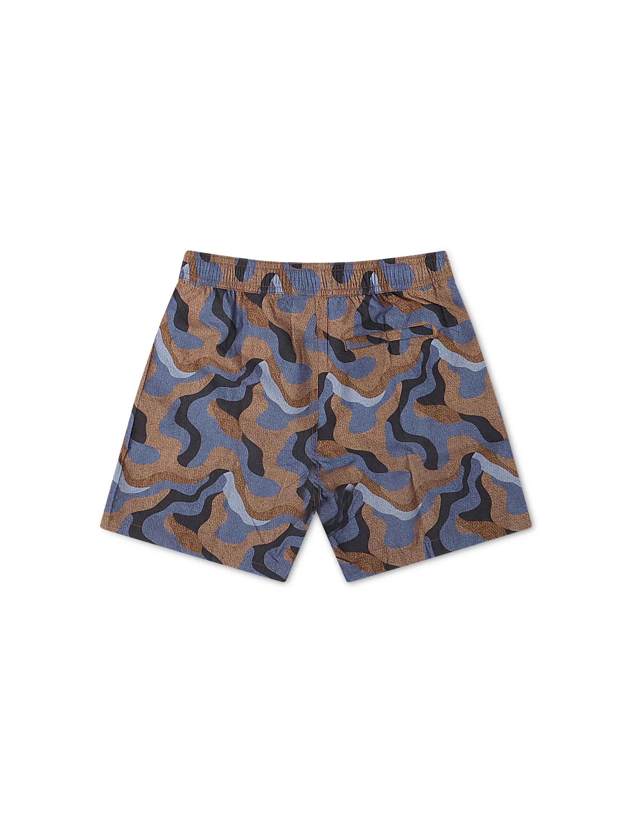Psycho Bunny Dante Swim Trunks - Brown