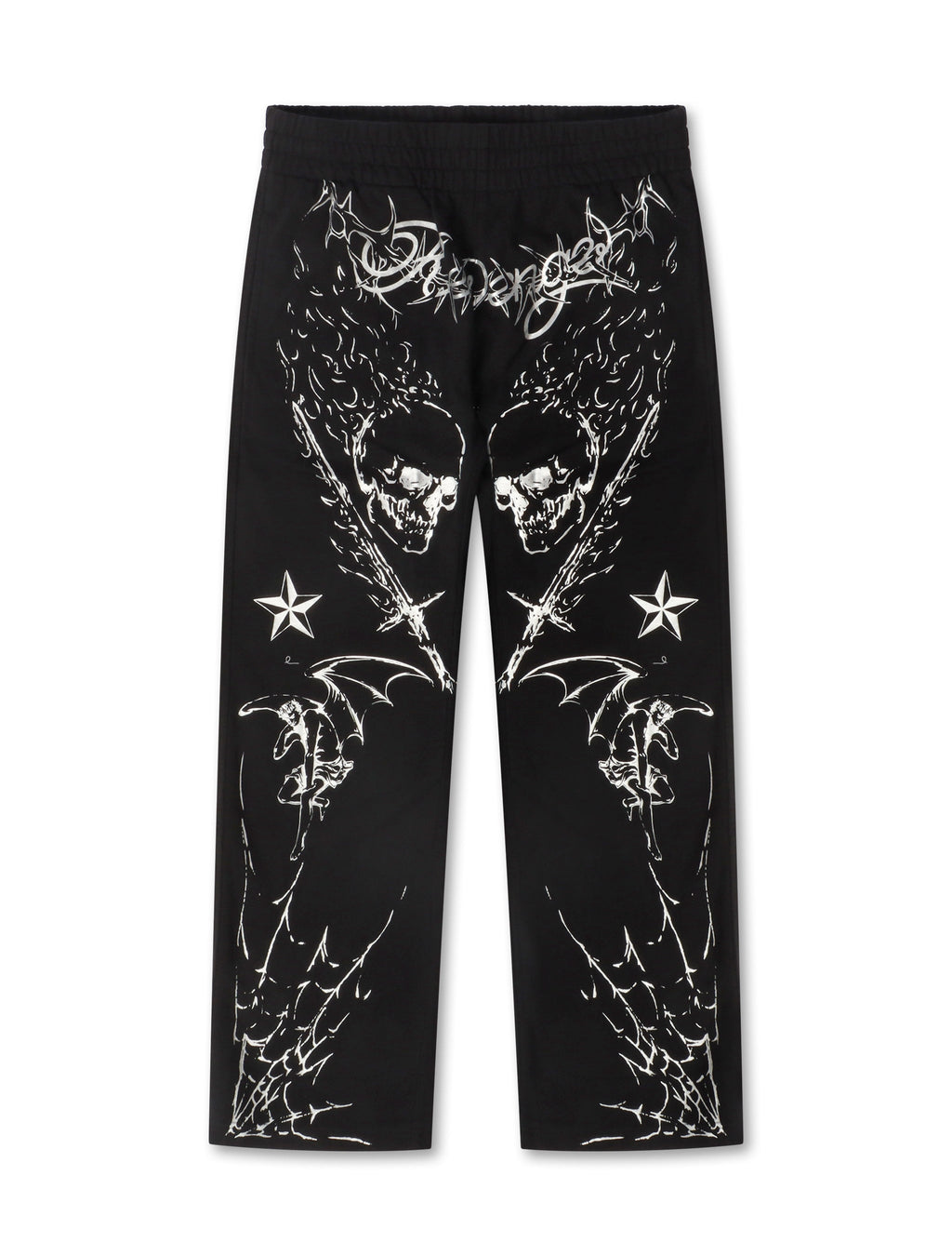 Revenge Tattoo Sweatpants - Black/Silver