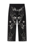 Revenge Tattoo Sweatpants - Black/Silver