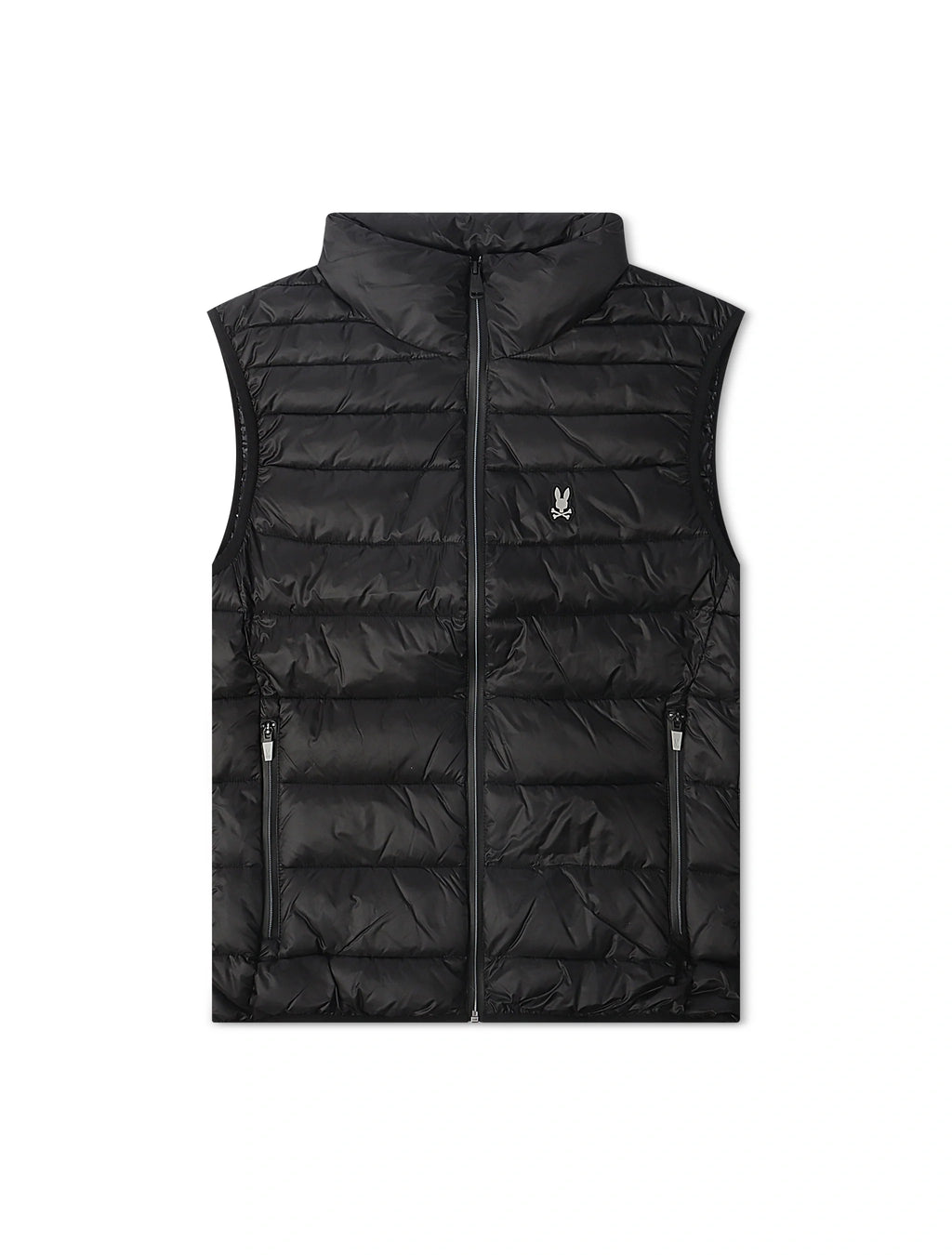 Psycho Bunny Blythe Packable Puffer Vest - Black