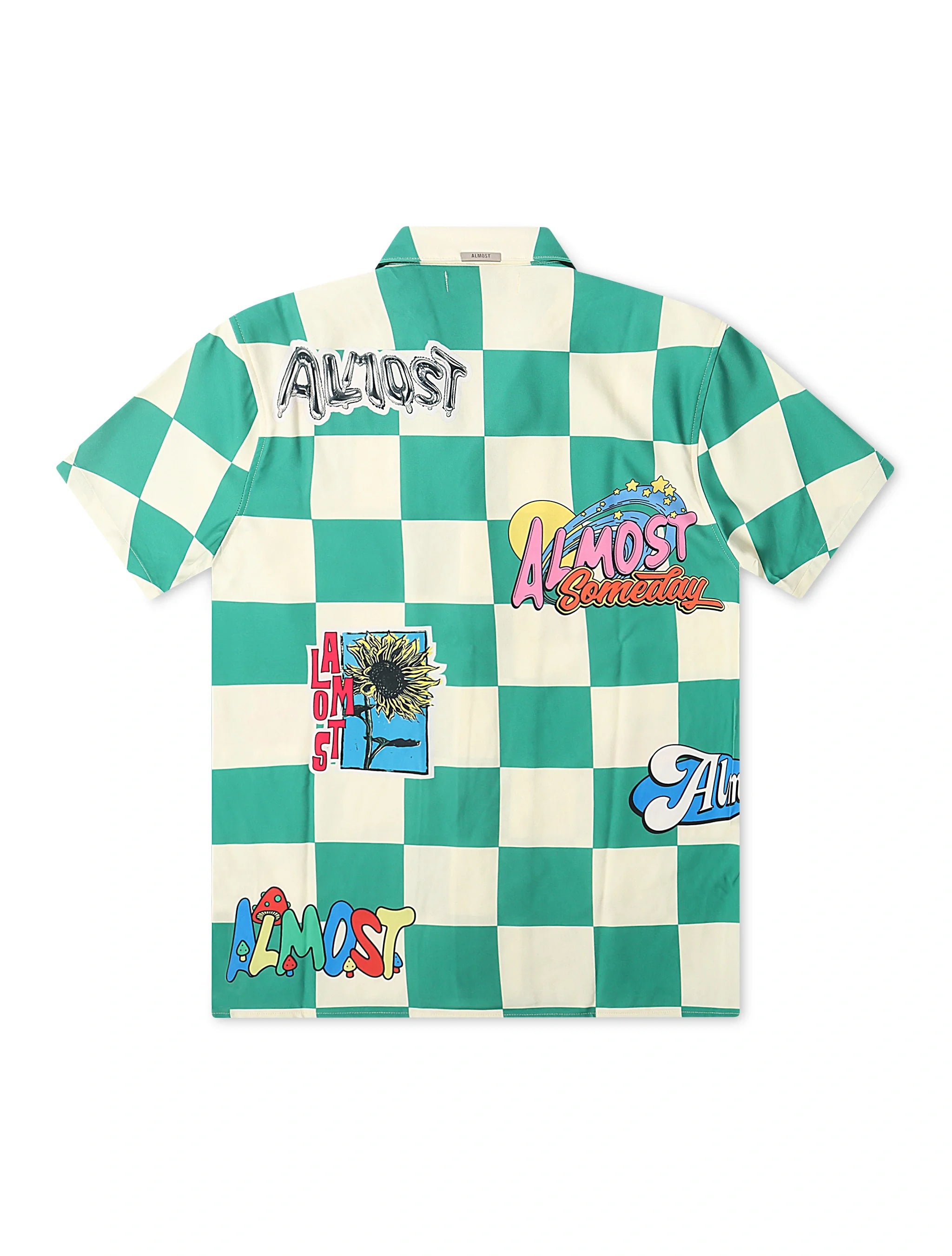 Almost Someday Hendrix Button Up - Green
