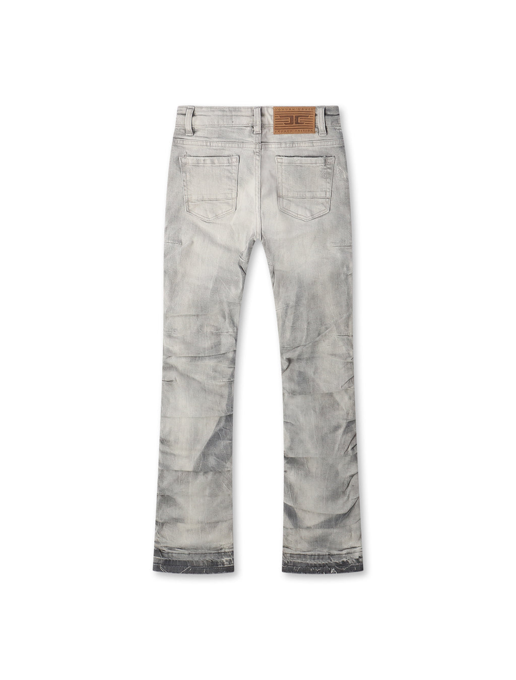 Jordan Craig Kids Pleated Side Seam Shredded Jeans - Arctic Grey