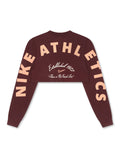Nike Womens Oversized Long Sleeve - Burgundy Crush