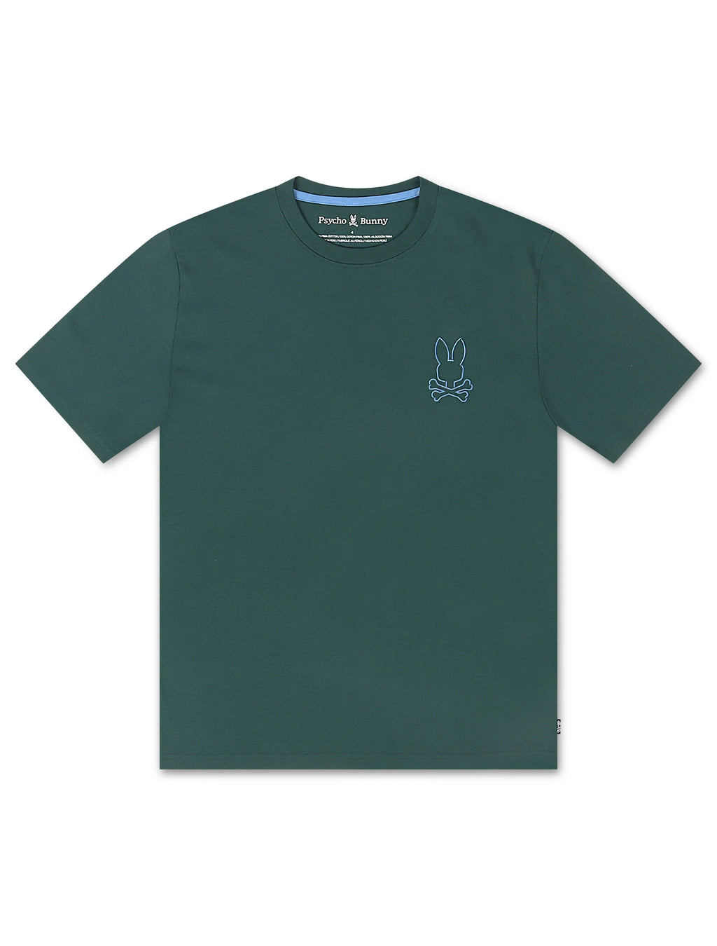 Psycho Bunny Hamilton Embroidered Tee  - Seamoss