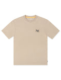 Psycho Bunny Monroe Heavy Weight Relaxed Fit Tee - Stone