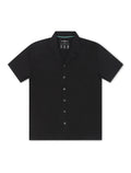 Psycho Bunny Bryan Camp Collar Shirt - Black